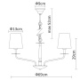 Люстры подвесные — Подвесная люстра ARTE Lamp A1048LM-8CC купить в  Люстры подвесные — Подвесная люстра ARTE Lamp A1048LM-8CC купить в