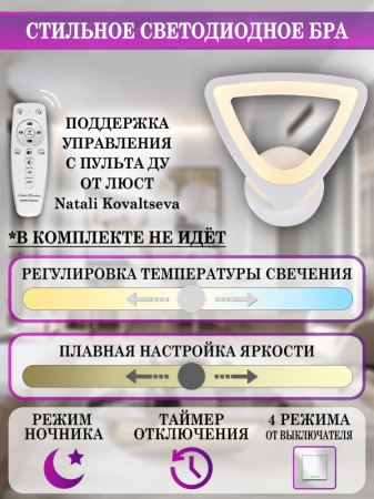 Настенные бра — Бра Natali Kovaltseva LED LAMPS 81134/1W купить в  Настенные бра — Бра Natali Kovaltseva LED LAMPS 81134/1W купить в
