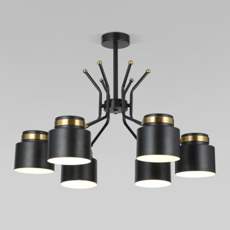 Люстры на штанге — Люстра на штанге Eurosvet 70133/6 черный купить в 
