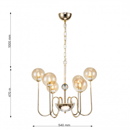 Люстры подвесные — Подвесная люстра Favourite 2999-6P купить в 