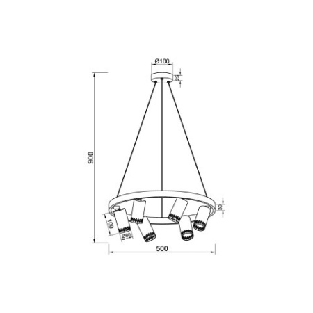 Люстры подвесные — Подвесная люстра Vele Luce VL5784P06 купить в  Люстры подвесные — Подвесная люстра Vele Luce VL5784P06 купить в