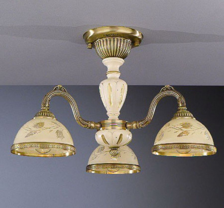 Люстры на штанге — Люстра на штанге Reccagni Angelo PL 6828/3 купить в  Люстры на штанге — Люстра на штанге Reccagni Angelo PL 6828/3 купить в