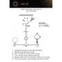 Люстры подвесные — Подвесная люстра APLOYT APL.751.03.08 купить в 