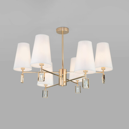 Люстры на штанге — Люстра на штанге Eurosvet 60137/6 золото купить в 