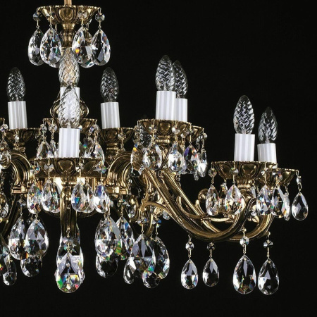 Люстры подвесные — Подвесная люстра Artglass VIktorie Brass Antique CE купить в 