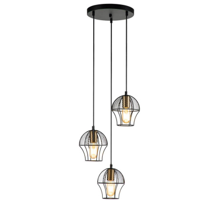 Люстры подвесные — Подвесная люстра Indigo Pallo 10011/3P Black V000187 купить в  Люстры подвесные — Подвесная люстра Indigo Pallo 10011/3P Black V000187 купить в