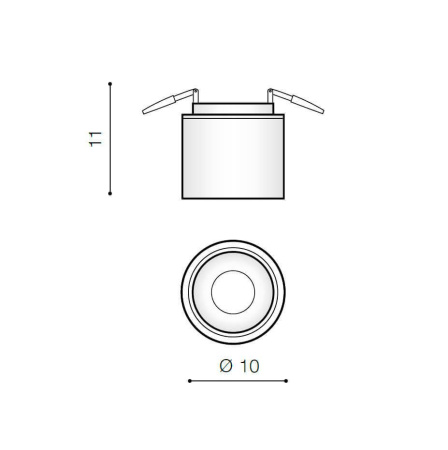 Споты — Встраиваемый спот Azzardo Costa Spot AZ2706 купить в 