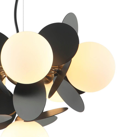 Люстры подвесные — Подвесная люстра Lumien Hall Ilmari LH4136/6P-BR-BK купить в 