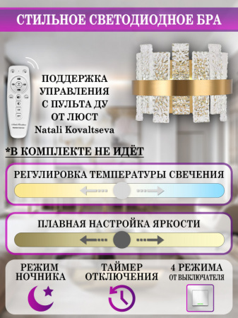 Настенные бра — Бра Natali Kovaltseva LED LAMPS 81120/1W купить в  Настенные бра — Бра Natali Kovaltseva LED LAMPS 81120/1W купить в