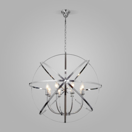 Люстры подвесные — Подвесная люстра Eurosvet 60139/8 хром купить в 