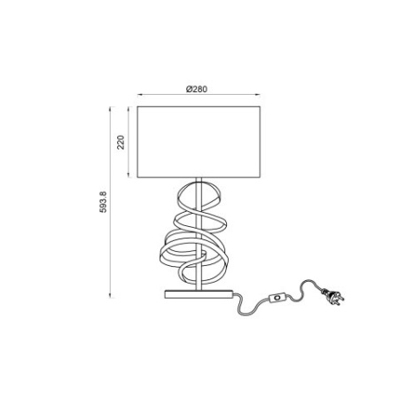 Настольные лампы — Настольная лампа Vele Luce VL4174N01 купить в 