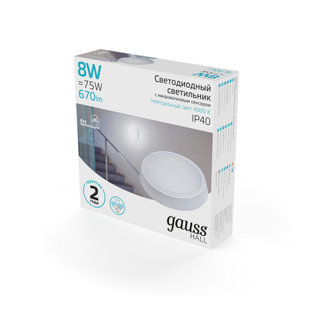Офисные светильники — Офисный светильник Gauss 193411208-S купить в 