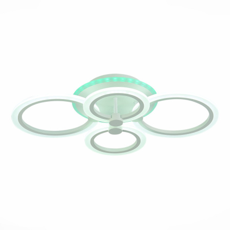 Люстры накладные — Накладная люстра Evoluce SLE500552-04RGB купить в  Люстры накладные — Накладная люстра Evoluce SLE500552-04RGB купить в