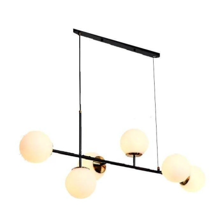 Люстры подвесные — Подвесная люстра iLamp Golden 9136P/6 BK-WH купить в 