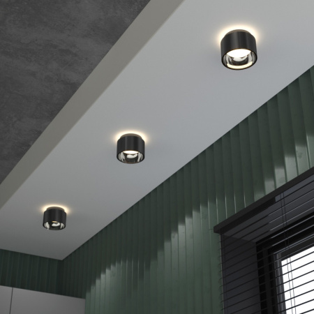 Накладные точечные светильники — Накладной светильник Elektrostandard 1069 GX53 Черный жемчуг купить в 