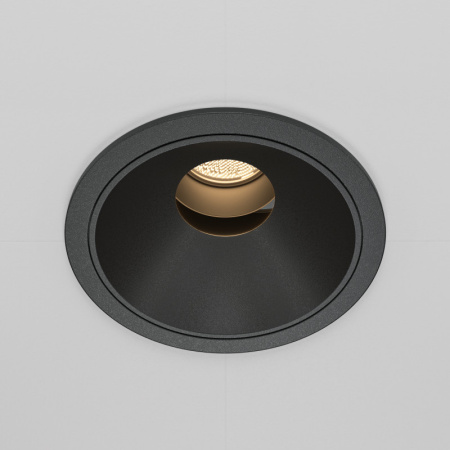 Встраиваемые точечные светильники — Встраиваемый светильник Maytoni Technical DL057-10W3K-B купить в 