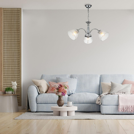 Люстры подвесные — Подвесная люстра Escada Freesia 658/3PL Chrome купить в  Люстры подвесные — Подвесная люстра Escada Freesia 658/3PL Chrome купить в