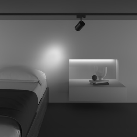 Трековые светильники — Светильник на шине Maytoni Technical TR029-3-10W3K-S-B купить в 