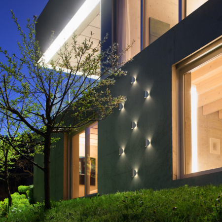 Уличные настенные светильники — Светильник настенный Elektrostandard 1632 TECHNO LED Taco алюминий купить в 