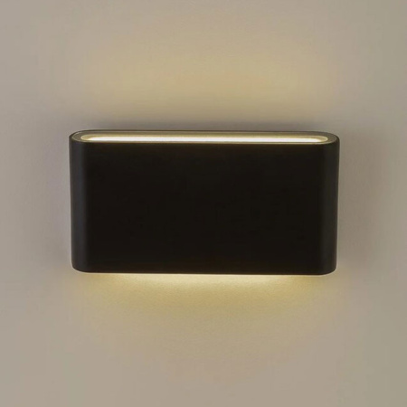 Уличные настенные светильники — Светильник настенный AM Group AM244-2Х7W BK купить в 