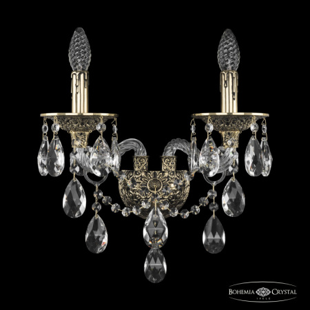 Настенные бра — Бра Bohemia Ivele Crystal 16115B/2/165/XL GB купить в 