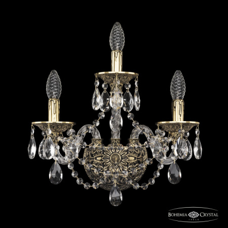 Настенные бра — Бра Bohemia Ivele Crystal 16106B/2+1/141 GB купить в 