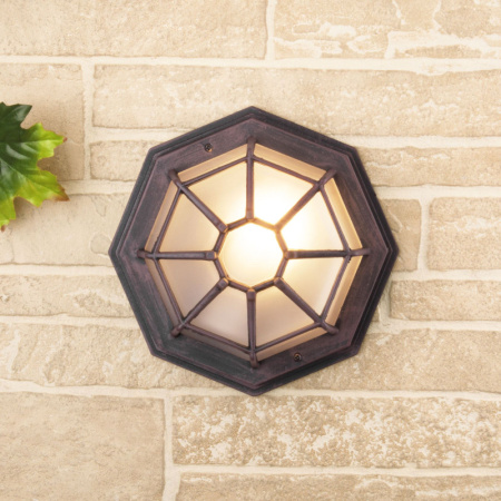 Уличные настенные светильники — Светильник настенный Elektrostandard Telarana S капучино (GL 1023D) купить в 