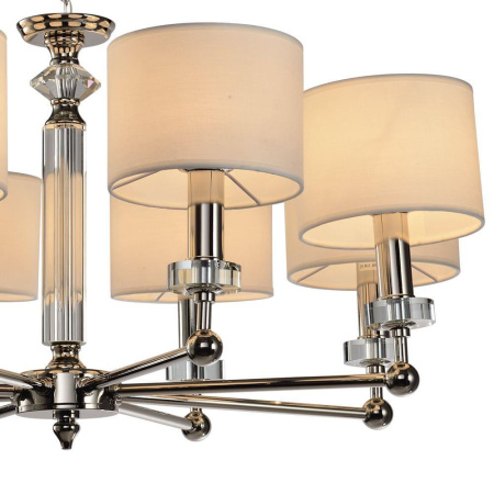 Люстры подвесные — Подвесная люстра Lumien Hall Саленто LH1049/8H-NK-WT купить в 