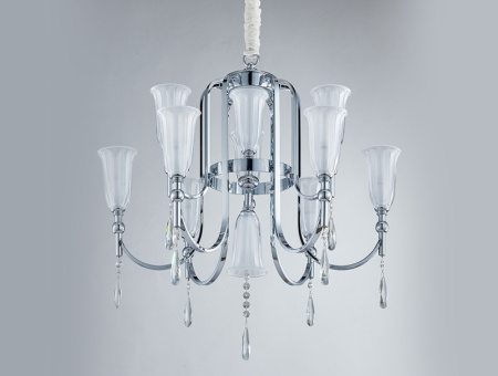 Люстры подвесные — Подвесная люстра Newport 4806+4/C chrome купить в 