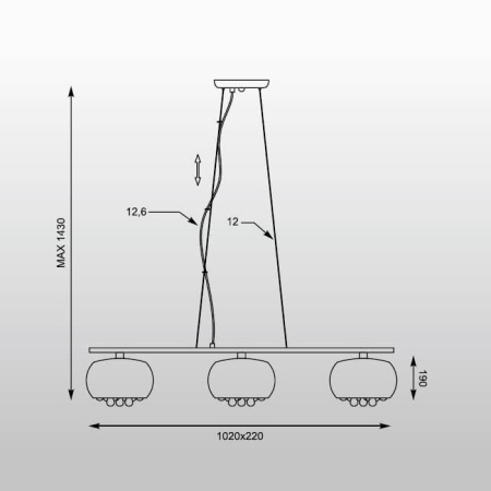 Люстры подвесные — Подвесная люстра Zumaline Crystal P0076-03S-F4FZ купить в 