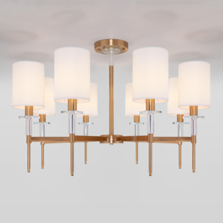 Люстры на штанге — Люстра на штанге Eurosvet 60132/8 латунь купить в 