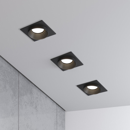 Встраиваемые точечные светильники — Встраиваемый светильник Elektrostandard 25006/01 GU10 чёрный купить в  Встраиваемые точечные светильники — Встраиваемый светильник Elektrostandard 25006/01 GU10 чёрный купить в