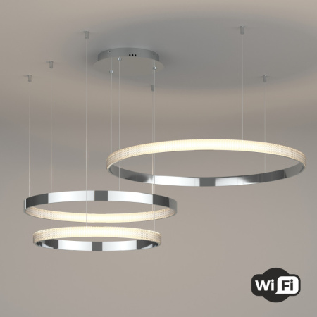 Люстры подвесные — Подвесная люстра Eurosvet 90275/3 хром Smart купить в 