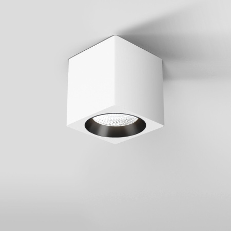 Накладные точечные светильники — Накладной светильник Elektrostandard 25051/LED 9W 4000К белый/черный купить в 