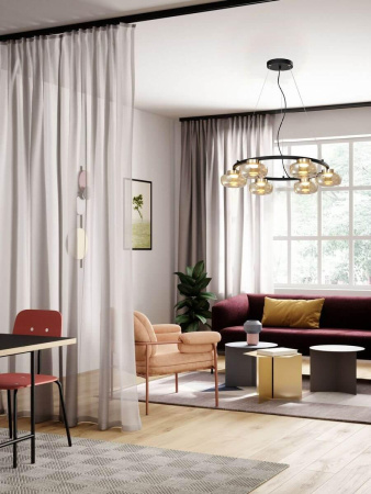 Люстры подвесные — Подвесная светодиодная люстра Milosh Tendence 0702CL-6BK купить в  Люстры подвесные — Подвесная светодиодная люстра Milosh Tendence 0702CL-6BK купить в