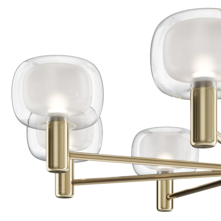 Люстры на штанге — Люстра на штанге Maytoni MOD411PL-08G купить в 