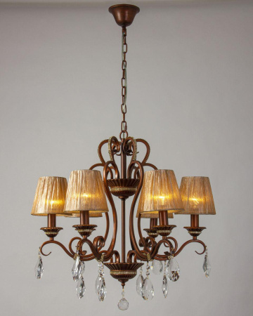 Люстры подвесные — Подвесная люстра Abrasax Annika 1129/8BR купить в 