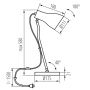 Настольные лампы — Настольная лампа Kanlux JUSI E27 W 36270 купить в 