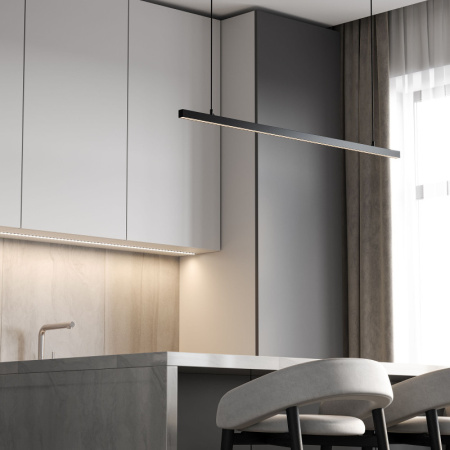 Трековые светильники — Светильник на шине Elektrostandard Slim Magnetic 48W 4000K Vilo (чёрный) 85 купить в 