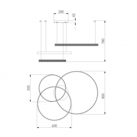 Люстры подвесные — Подвесная люстра Eurosvet 90275/3 медный Smart купить в 