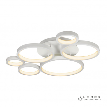 Свет для дома — Потолочная люстра iLedex Ring Star 9004-6-X-T WH купить в  Свет для дома — Потолочная люстра iLedex Ring Star 9004-6-X-T WH купить в