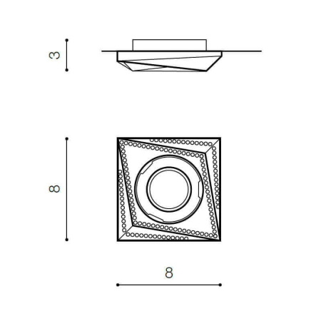 Cветильники потолочные встраиваемые — Встраиваемый светильник Azzardo Mira AZ1464 купить в  Cветильники потолочные встраиваемые — Встраиваемый светильник Azzardo Mira AZ1464 купить в