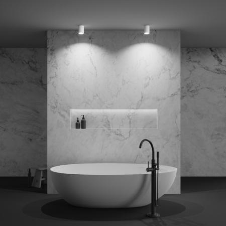 Влагозащищенные точечные светильники — Влагозащищенный светильник Maytoni Technical C029CL-01W купить в 