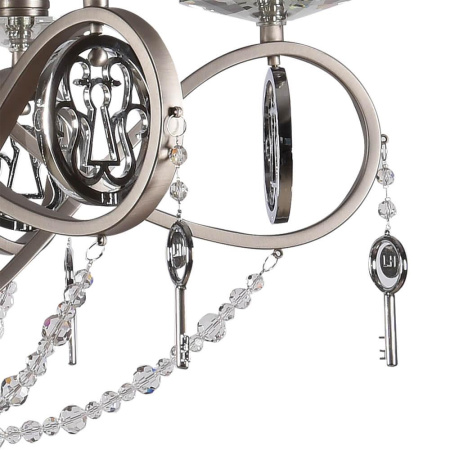 Люстры подвесные — Подвесная люстра Lumien Hall Орабель 2036/6H-SNCR-CL купить в 