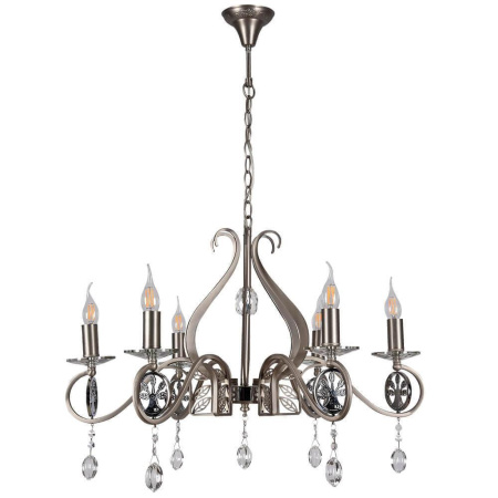 Люстры подвесные — Подвесная люстра Lumien Hall Ауэрель 2031/6H-SNCR-CL купить в 