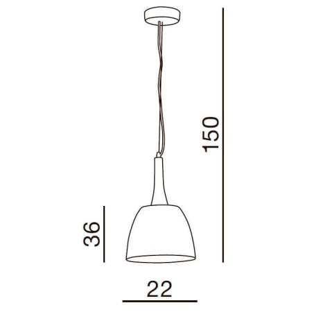 Подвесные светильники — Подвесной светильник Azzardo Prato AZ1333 купить в 