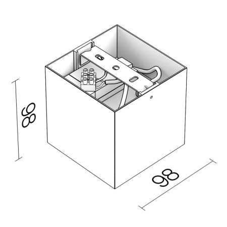 Влагозащищенные точечные светильники — Влагозащищенный светильник LeDron SKY OK Black купить в 