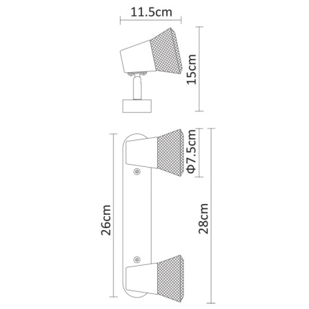 Споты — Спот ARTE Lamp A9268AP-2WH купить в  Споты — Спот ARTE Lamp A9268AP-2WH купить в