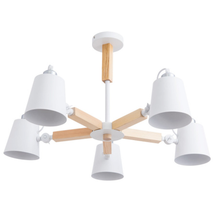 Люстры на штанге — Люстра на штанге ARTE Lamp A7141PL-5WH купить в  Люстры на штанге — Люстра на штанге ARTE Lamp A7141PL-5WH купить в