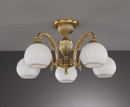 Люстры на штанге — Люстра на штанге Reccagni Angelo PL 8720/5 купить в 